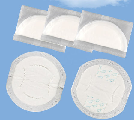 لنت های پستان 25GSM تنفس PE فیلم ضد آب 250 میلی متر آبی